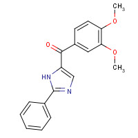 1253697-88-9 (3,4-dimethoxyphenyl)-(2-phenyl-1H-imidazol-5-yl)methanone chemical structure