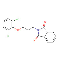 1148000-14-9 2-[3-(2,6-dichlorophenoxy)propyl]isoindole-1,3-dione chemical structure