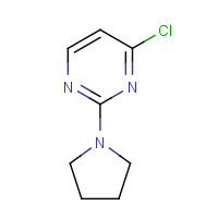 33852-01-6 4-chloro-2-pyrrolidin-1-ylpyrimidine chemical structure