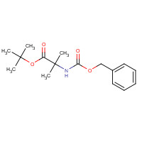4512-31-6 tert-butyl 2-methyl-2-(phenylmethoxycarbonylamino)propanoate chemical structure