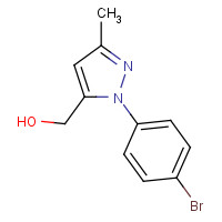 1000705-70-3 [2-(4-bromophenyl)-5-methylpyrazol-3-yl]methanol chemical structure