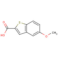 23046-02-8 5-methoxy-1-benzothiophene-2-carboxylic acid chemical structure