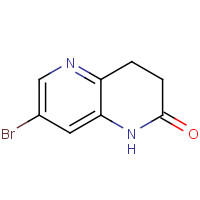 1256834-74-8 7-bromo-3,4-dihydro-1H-1,5-naphthyridin-2-one chemical structure