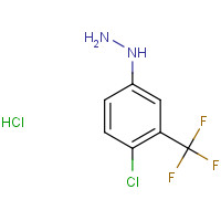 40566-70-9 [4-chloro-3-(trifluoromethyl)phenyl]hydrazine;hydrochloride chemical structure