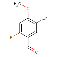 473417-48-0 5-bromo-2-fluoro-4-methoxybenzaldehyde chemical structure
