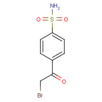 944-33-2 4-(2-bromoacetyl)benzenesulfonamide chemical structure