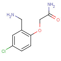 195517-93-2 2-[2-(aminomethyl)-4-chlorophenoxy]acetamide chemical structure