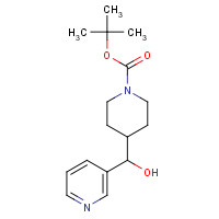148148-57-6 tert-butyl 4-[hydroxy(pyridin-3-yl)methyl]piperidine-1-carboxylate chemical structure