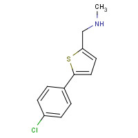885950-20-9 1-[5-(4-chlorophenyl)thiophen-2-yl]-N-methylmethanamine chemical structure