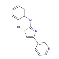 61889-52-9 N-(2-methylphenyl)-4-pyridin-3-yl-1,3-thiazol-2-amine chemical structure