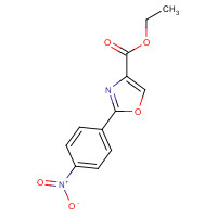 78979-63-2 ethyl 2-(4-nitrophenyl)-1,3-oxazole-4-carboxylate chemical structure