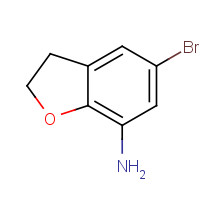 219963-64-1 5-bromo-2,3-dihydro-1-benzofuran-7-amine chemical structure