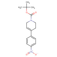 387827-33-0 tert-butyl 4-(4-nitrophenyl)-3,6-dihydro-2H-pyridine-1-carboxylate chemical structure