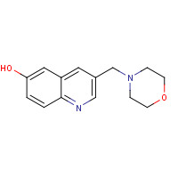 1427474-64-3 3-(morpholin-4-ylmethyl)quinolin-6-ol chemical structure