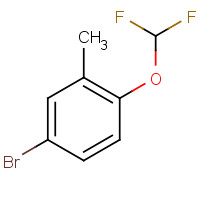 888327-32-0 4-bromo-1-(difluoromethoxy)-2-methylbenzene chemical structure