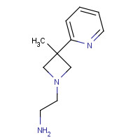 1048648-23-2 2-(3-methyl-3-pyridin-2-ylazetidin-1-yl)ethanamine chemical structure