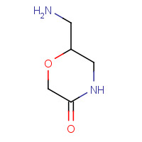 793644-35-6 6-(aminomethyl)morpholin-3-one chemical structure