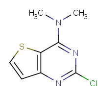 16234-35-8 2-chloro-N,N-dimethylthieno[3,2-d]pyrimidin-4-amine chemical structure
