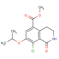 1616288-55-1 methyl 8-chloro-1-oxo-7-propan-2-yloxy-3,4-dihydro-2H-isoquinoline-5-carboxylate chemical structure