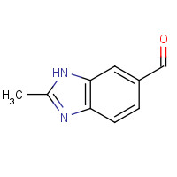 61587-91-5 2-methyl-3H-benzimidazole-5-carbaldehyde chemical structure