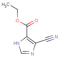 59253-74-6 ethyl 4-cyano-1H-imidazole-5-carboxylate chemical structure