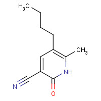 139394-20-0 5-butyl-6-methyl-2-oxo-1H-pyridine-3-carbonitrile chemical structure
