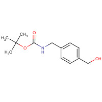 123986-64-1 tert-butyl N-[[4-(hydroxymethyl)phenyl]methyl]carbamate chemical structure