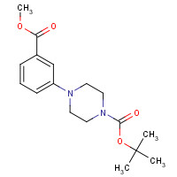 179003-10-2 tert-butyl 4-(3-methoxycarbonylphenyl)piperazine-1-carboxylate chemical structure