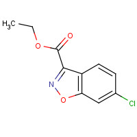 203259-52-3 ethyl 6-chloro-1,2-benzoxazole-3-carboxylate chemical structure