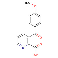116060-92-5 3-(4-methoxybenzoyl)pyridine-2-carboxylic acid chemical structure