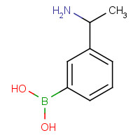 1096358-77-8 [3-(1-aminoethyl)phenyl]boronic acid chemical structure