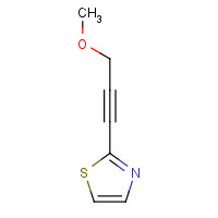 329202-31-5 2-(3-methoxyprop-1-ynyl)-1,3-thiazole chemical structure