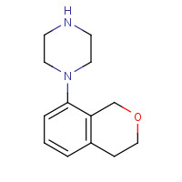 846037-87-4 1-(3,4-dihydro-1H-isochromen-8-yl)piperazine chemical structure