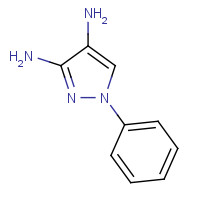 701917-05-7 1-phenylpyrazole-3,4-diamine chemical structure