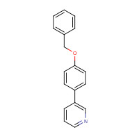 929917-95-3 3-(4-phenylmethoxyphenyl)pyridine chemical structure