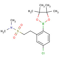 1611444-73-5 2-[5-chloro-2-(4,4,5,5-tetramethyl-1,3,2-dioxaborolan-2-yl)phenyl]-N,N-dimethylethanesulfonamide chemical structure