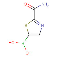 1190875-33-2 (2-carbamoyl-1,3-thiazol-5-yl)boronic acid chemical structure