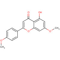 5128-44-9 5-hydroxy-7-methoxy-2-(4-methoxyphenyl)chromen-4-one chemical structure