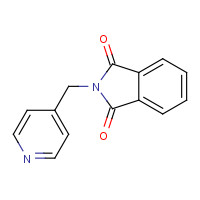 34403-39-9 2-(pyridin-4-ylmethyl)isoindole-1,3-dione chemical structure
