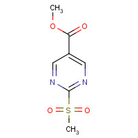 38275-49-9 methyl 2-methylsulfonylpyrimidine-5-carboxylate chemical structure