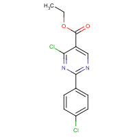 304693-56-9 ethyl 4-chloro-2-(4-chlorophenyl)pyrimidine-5-carboxylate chemical structure