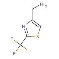852854-39-8 [2-(trifluoromethyl)-1,3-thiazol-4-yl]methanamine chemical structure