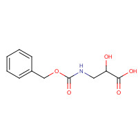 54515-39-8 2-hydroxy-3-(phenylmethoxycarbonylamino)propanoic acid chemical structure