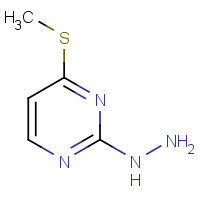 946860-07-7 (4-methylsulfanylpyrimidin-2-yl)hydrazine chemical structure