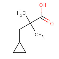 131469-76-6 3-cyclopropyl-2,2-dimethylpropanoic acid chemical structure