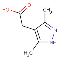 32701-75-0 2-(3,5-dimethyl-1H-pyrazol-4-yl)acetic acid chemical structure