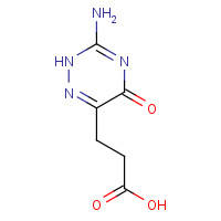 220459-24-5 3-(3-amino-5-oxo-2H-1,2,4-triazin-6-yl)propanoic acid chemical structure