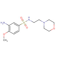 1041507-46-3 3-amino-4-methoxy-N-(2-morpholin-4-ylethyl)benzenesulfonamide chemical structure