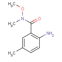 205756-30-5 2-amino-N-methoxy-N,5-dimethylbenzamide chemical structure