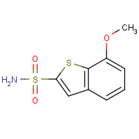 96803-65-5 7-methoxy-1-benzothiophene-2-sulfonamide chemical structure